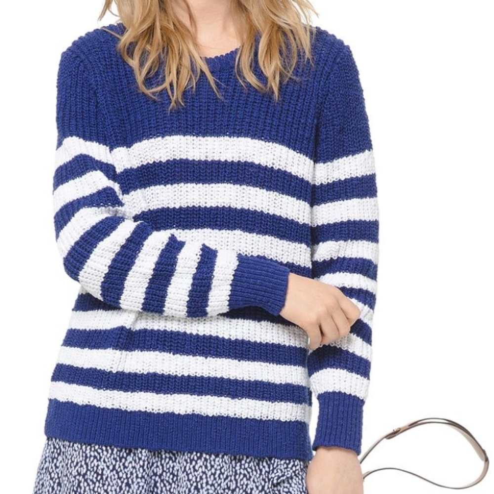 Michael Kors striped cotton sweater